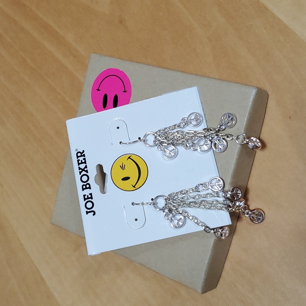 Dangle Peace Earrings